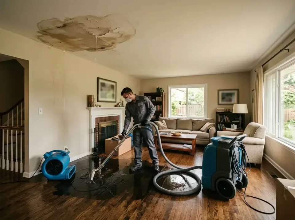 attic-pipe-burst-ceiling-drip-008 — frequently asked questions, Water Damage Restoration & Carpet Care in South Lockport, NY